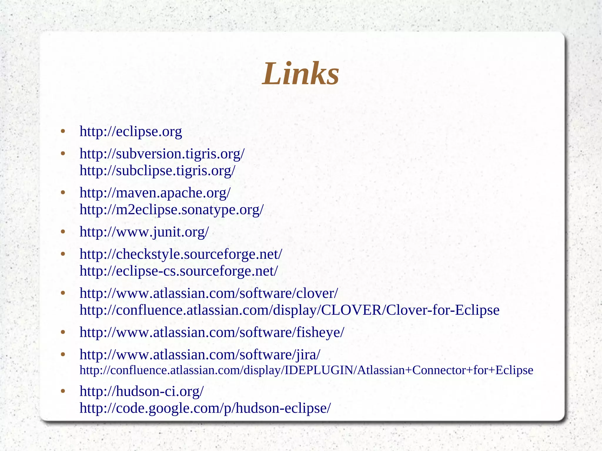 Jetty – container for rapid webapp development 