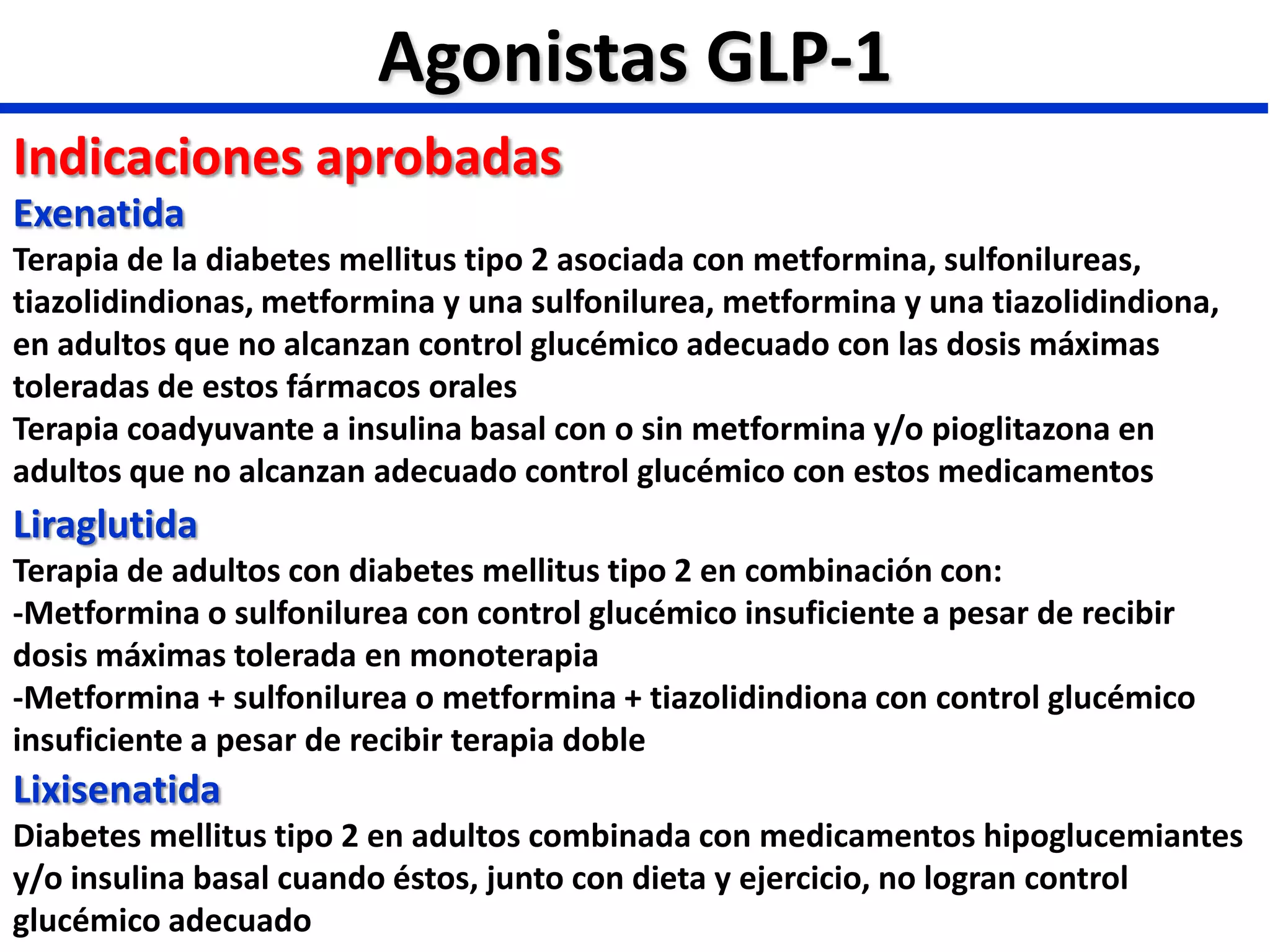 inhibidores glp 1 Análogos de GLP-1 e inhibidores de SLGT-2