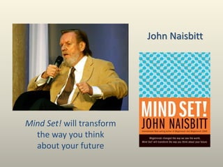 John Naisbitt
Mind Set! will transform
the way you think
about your future
 