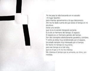 Eduardo Chillida - Pensamientos