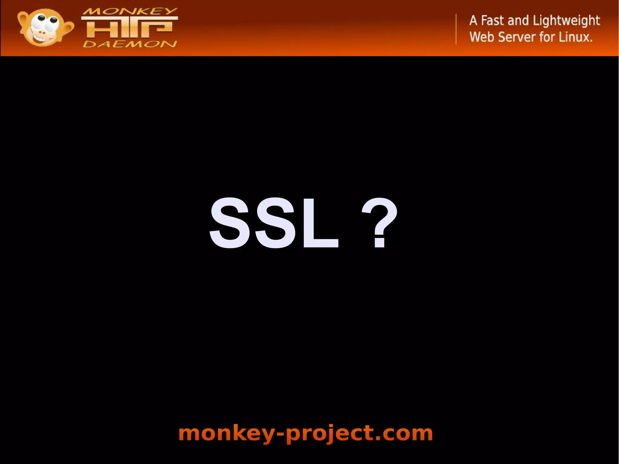 SSL ?
 