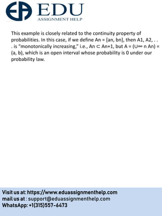 Probabilistic Systems Analysis- Edu Assignment Help | PPTX