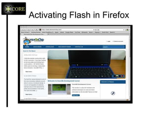 Activating Flash in Firefox 