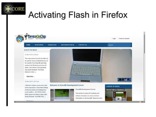 Activating Flash in Firefox 