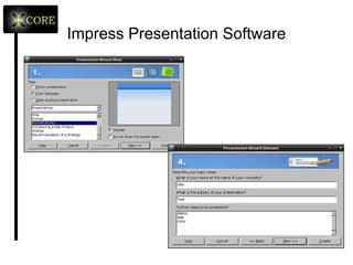 AbiWord AbiWord is a MicroSoft Word like application. AbiWord can use plugins and extensions. AbiWord can open or create Microsoft Word compatible files. 