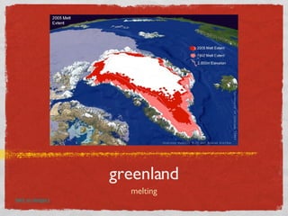 greenland melting back to category