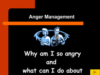 Anger Management Why am I so angry and  what can I do about it? Jamie Reed, M.Ed. 