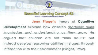 JEAN PIAGET’S STAGES OF COGNITIVE DEVELOPMENT | PDF