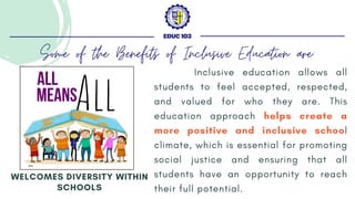 Benefits & Challenges of Inclusive Education | PDF
