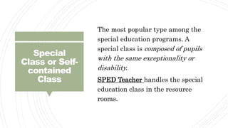 Vision, Policies and Guidelines in SPED | PPTX