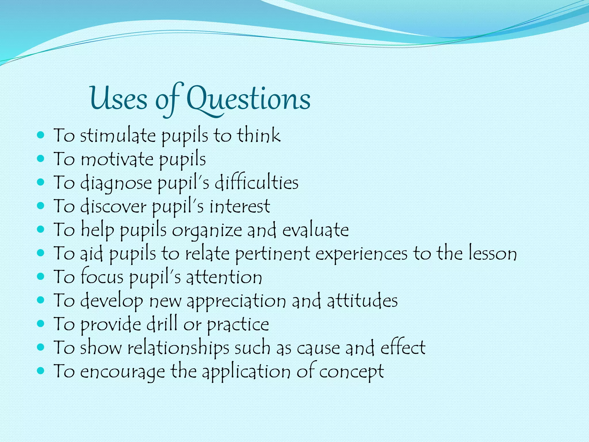 The Art of Questioning | PPTX