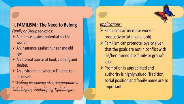 The Filipino Hierarchy of Needs