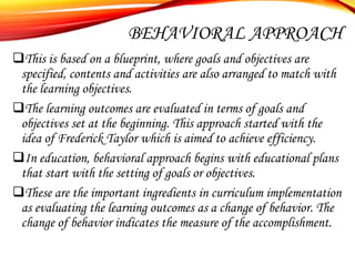 SYSTEMS APPROACH
This was influenced by systems theory, where the parts of the total
school district or school are examine...