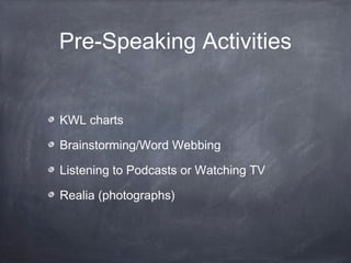 Educ 1723 teaching speaking & listening | PPT
