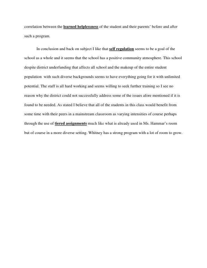 Examples of a profile essay