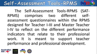 Deped Club Rpms DepEd RPMS Tools | PPTX
