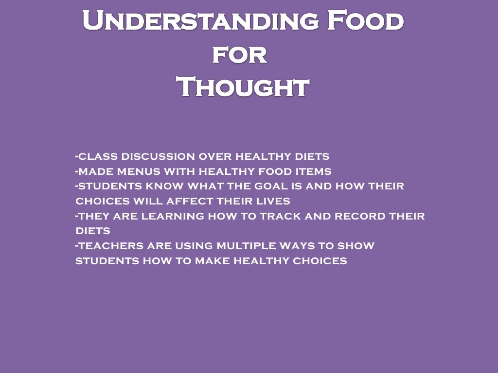Foods For Thought
