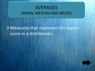 DATA PROCESSING AND STATISTICAL TREATMENT | PPT