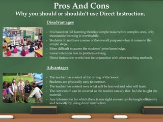 Classroom management is key.