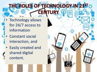 roles and functions of educational technology in the 21st century ...