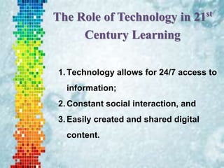 "Roles and Functions of Educational Technology in the 21st Century ...