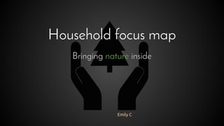 Household focus map
Bringing nature inside
Emily C
 