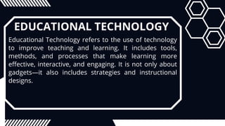 EDUC 3 LESSON 1 Technology for teaching and learning 1 | PDF
