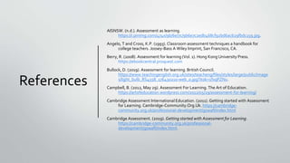 Assessment for, of, and as learning | PPTX | Educational Assessment ...