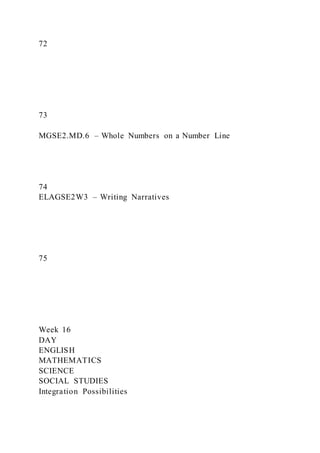 EDUC 571Curriculum Project Horizontal Mapping Project – Eleme | DOCX