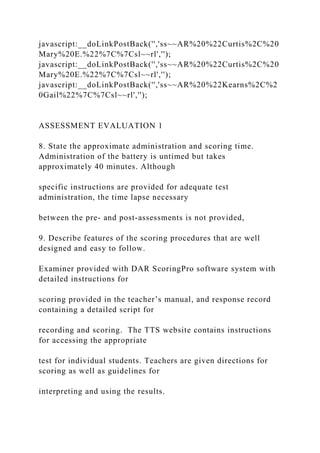 EDUC 622Data Collection Template for Assessment EvaluationsCol.docx