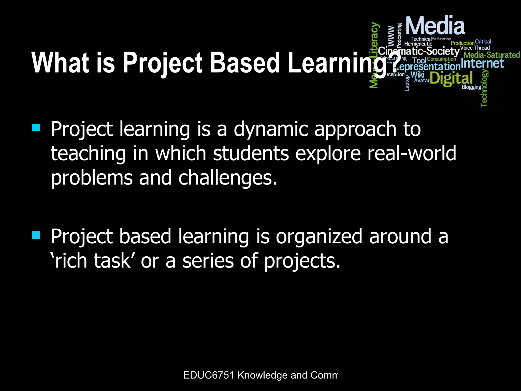 Project Based Learning | PPT