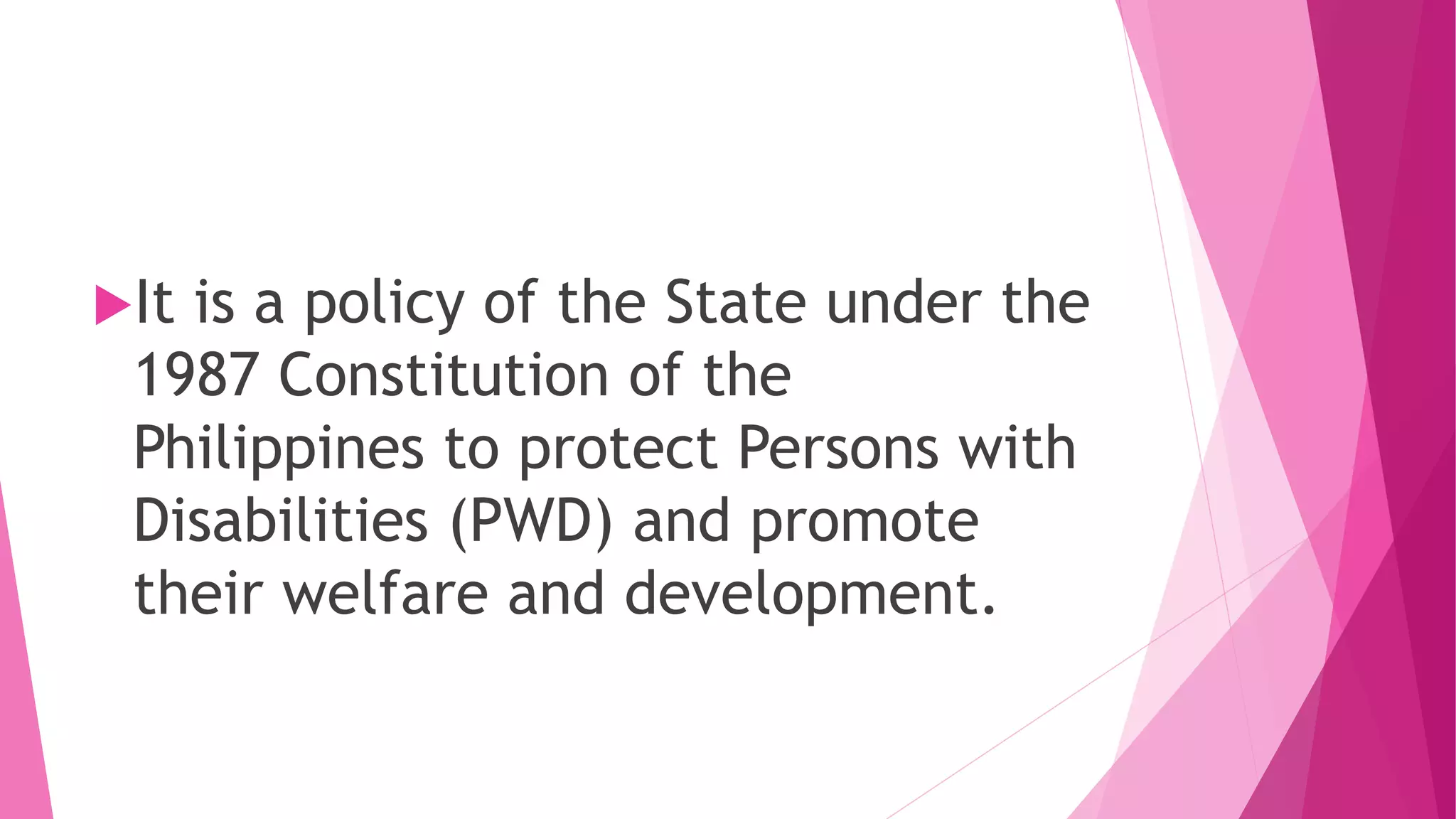 THE CHILD AND YOUTH WELFARE CODE PPT