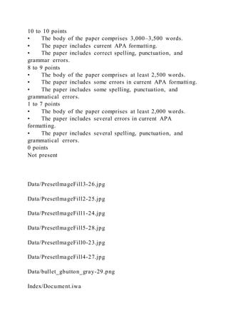 EDUC 701Course Project Final Paper Draft Grading RubricCriter | DOCX