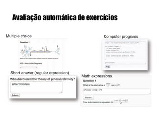 Avaliação automática de exercícios

 