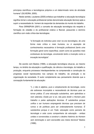 Educacao Tecnologica