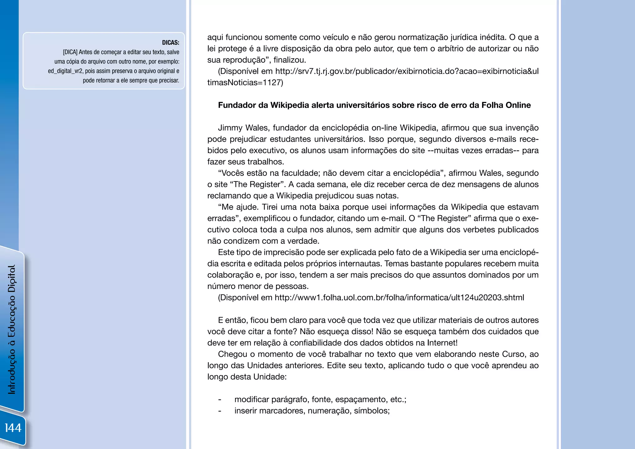 Educacaodigital IntroduçãO Digital
