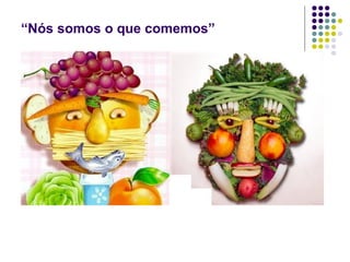 “Nós somos o que comemos”
 