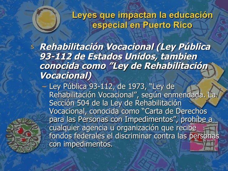Educacion Especial en Puerto Rico