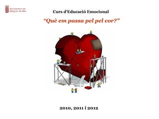 Curs d’Educació Emocional

“Què em passa pel pel cor?”




      2010, 2011 i 2012
 