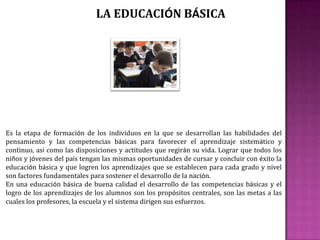El proceso de vinculación y concienciación cultural, moral y conductual. Así, a través de la educación, las nuevas generaciones asimilan y aprenden los conocimientos, normas de conducta, modos de ser y formas de ver el mundo. 