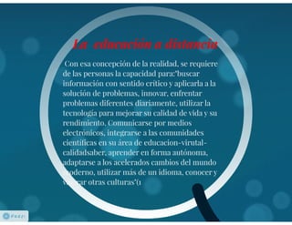 Educación a distancia