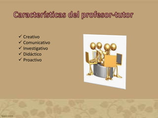  Creativo
 Comunicativo
 Investigativo
 Didáctico
 Proactivo
 