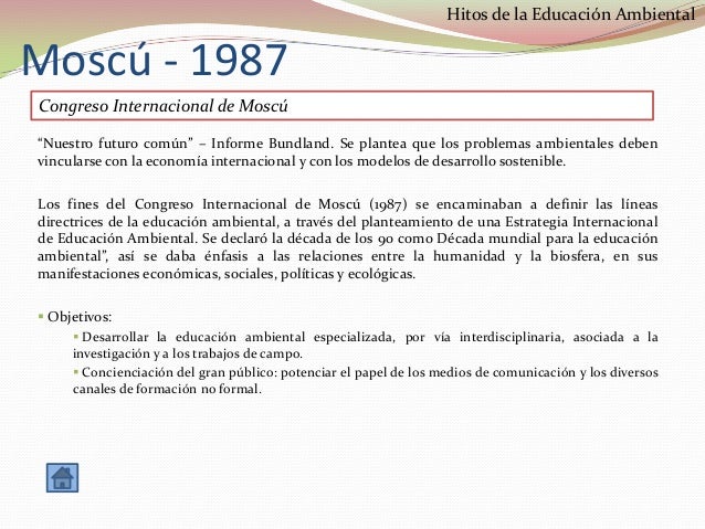Educación ambiental - Contextualización histórica