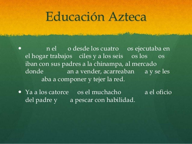 Educación azteca 1