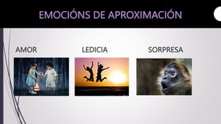 EMOCIÓNS DE APROXIMACIÓN
AMOR
21
LEDICIA SORPRESA
 