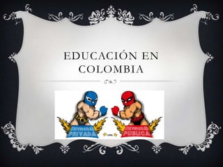 EDUCACIÓN EN
  COLOMBIA
 