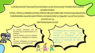 Educación Socioemocional en la Nueva Escuela Mexicana: Principios y ...
