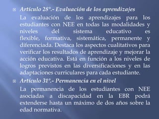 	El enfoque inclusivo reconoce y valora las diferencias individuales y las concibe como una fuente de enriquecimiento y de mejora de la calidad educativa. En el proceso de enseñanza - aprendizaje, estas diferencias se hacen aún más presentes; todos los alumnos tienen unas necesidades educativas comunes, que son compartidas por la mayoría, unas necesidades propias, individuales y dentro de éstas, algunas que pueden ser especiales, que requieren poner en marcha una serie de ayudas, recursos y medidas pedagógicas especiales o de carácter extraordinario, distintas de las que requieren la mayoría de los alumnos.