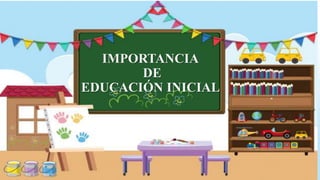 IMPORTANCIA
DE
EDUCACIÓN INICIAL
 