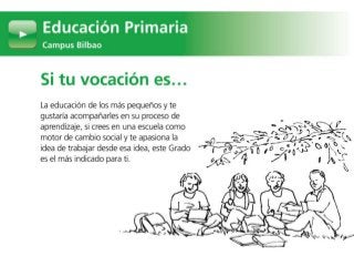 Grado en Educación Primaria. Campus Bilbao